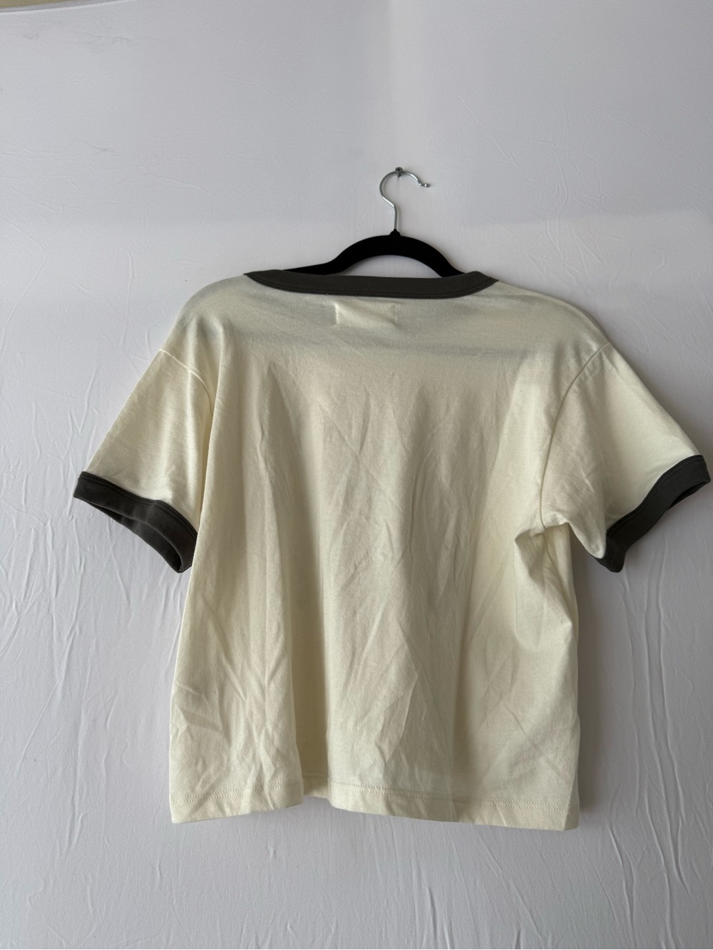 SPIRITUAL GANGSTER Women's Flow Short Sleeve Ringer Tee Size S In Vintage White - Picture 6 of 7